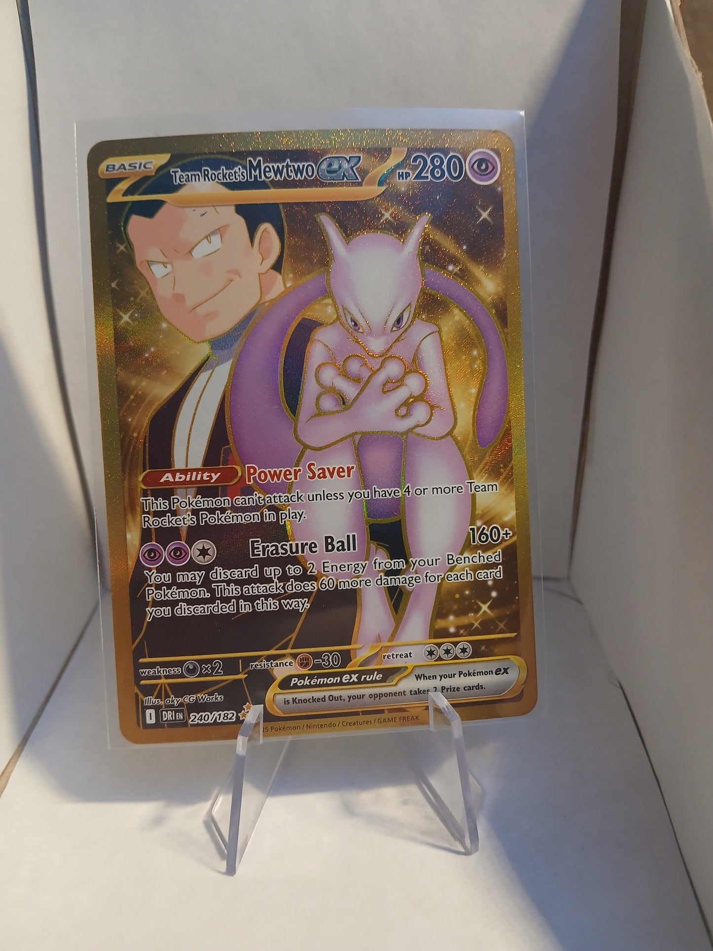 Team Rocket Mewtwo EX - NM